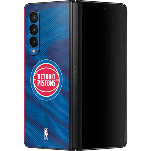 NBA Detroit Pistons Away Jersey Galaxy Z Fold3 5G Skin