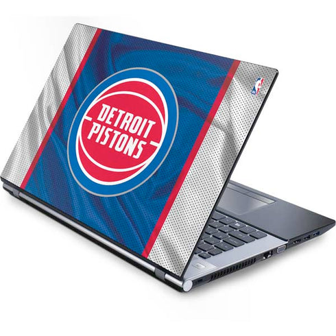 NBA Detroit Pistons Away Jersey Generic Laptop Skin