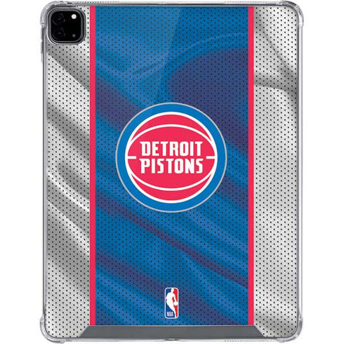 NBA Detroit Pistons Away Jersey iPad Pro 12.9in (2020) Clear Case