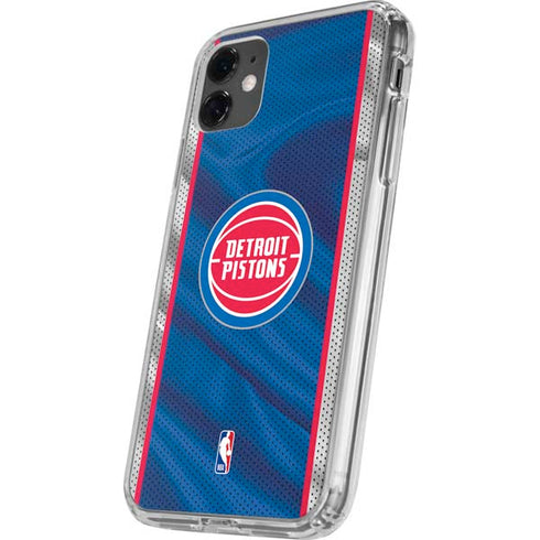 NBA Detroit Pistons Away Jersey iPhone 11 Clear Case