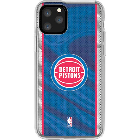 NBA Detroit Pistons Away Jersey iPhone 11 Pro Clear Case