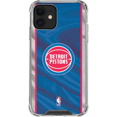 NBA Detroit Pistons Away Jersey iPhone 12 Mini Clear Case