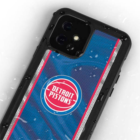 NBA Detroit Pistons Away Jersey iPhone 12 Mini Waterproof Case