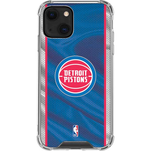 NBA Detroit Pistons Away Jersey iPhone 13 Clear Case