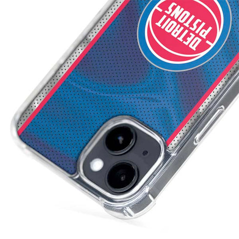 NBA Detroit Pistons Away Jersey iPhone 15 Plus MagSafe Case