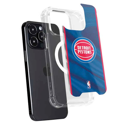 NBA Detroit Pistons Away Jersey iPhone 15 Pro MagSafe Case