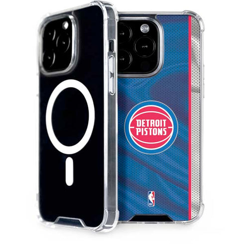 NBA Detroit Pistons Away Jersey iPhone 15 Pro MagSafe Case