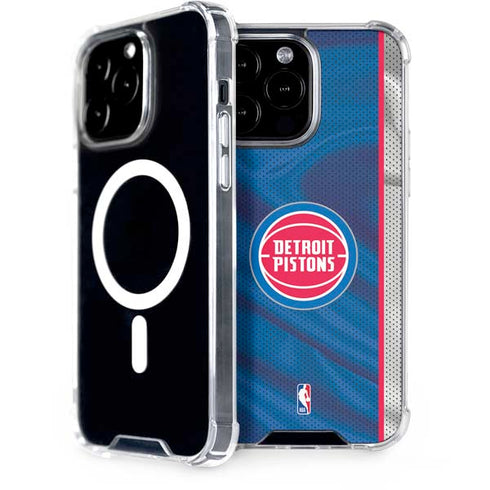 NBA Detroit Pistons Away Jersey iPhone 15 Pro Max MagSafe Case