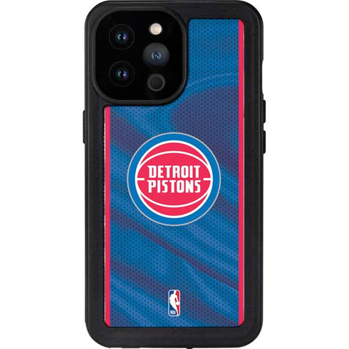 NBA Detroit Pistons Away Jersey iPhone 14 Pro Max Waterproof Case