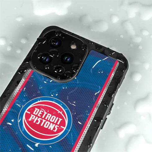 NBA Detroit Pistons Away Jersey iPhone 14 Pro Waterproof Case