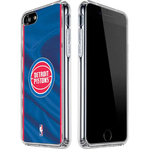 NBA Detroit Pistons Away Jersey iPhone SE (2nd & 3rd Gen) Clear Case