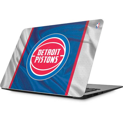 NBA Detroit Pistons Away Jersey Apple MacBook Skin