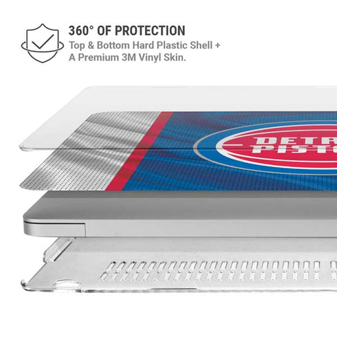 NBA Detroit Pistons Away Jersey MacBook Air 13in M1 (2021) Case plus Skin