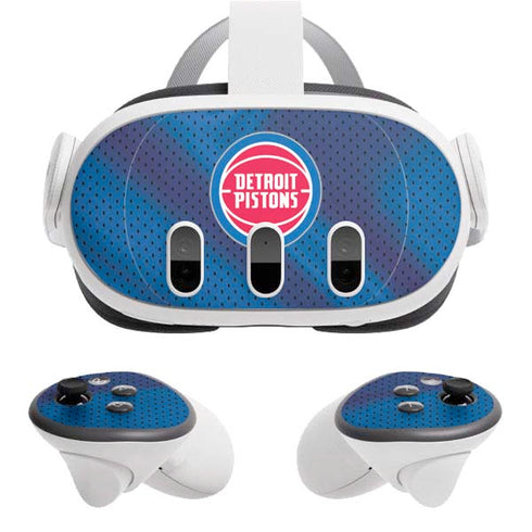 NBA Detroit Pistons Away Jersey Meta Quest 3 Skin