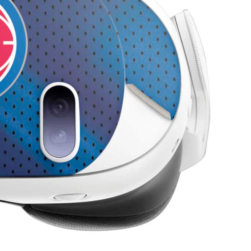 NBA Detroit Pistons Away Jersey Meta Quest 3 Skin