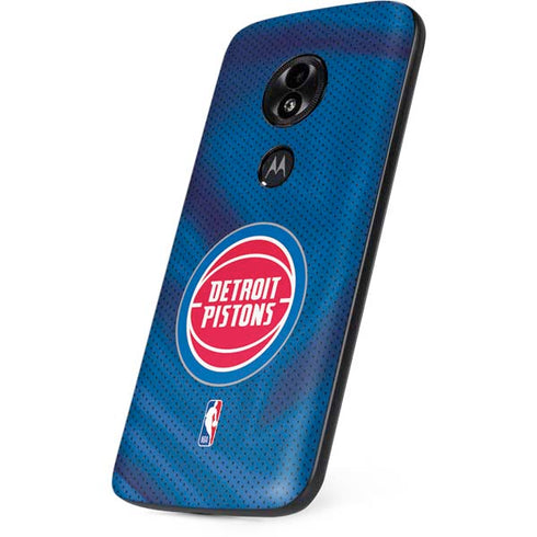 NBA Detroit Pistons Away Jersey Moto E5 Play Skin