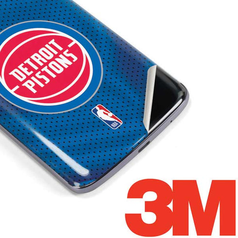 NBA Detroit Pistons Away Jersey Moto E5 Plus Skin
