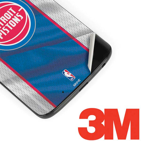 NBA Detroit Pistons Away Jersey Moto G6 Skin