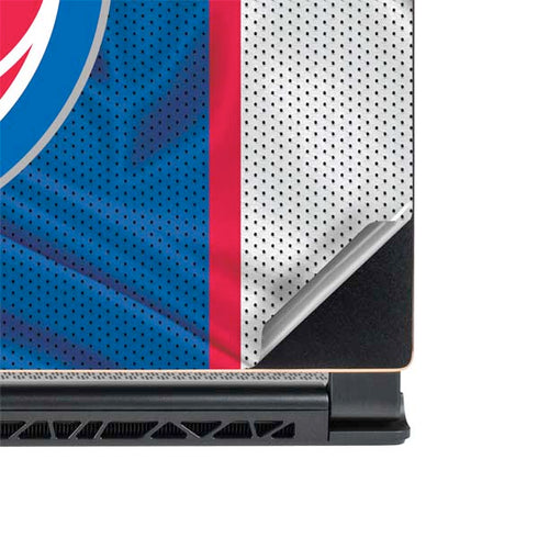 NBA Detroit Pistons Away Jersey MSI GS65 Stealth Laptop Skin