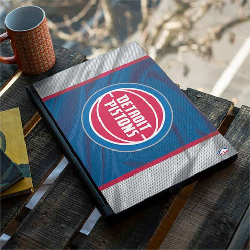 NBA Detroit Pistons Away Jersey MSI GS65 Stealth Laptop Skin