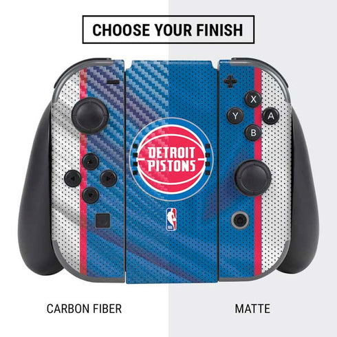 NBA Detroit Pistons Away Jersey Nintendo Switch Bundle Skin
