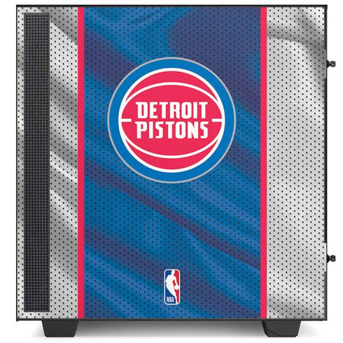 NBA Detroit Pistons Away Jersey NZXT H510 Compact ATX Mid-Tower Case Skin