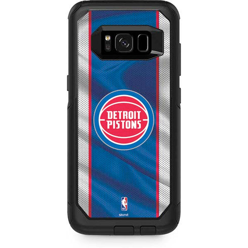 NBA Detroit Pistons Away Jersey Otterbox Commuter Galaxy Skin