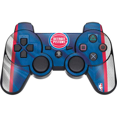 NBA Detroit Pistons Away Jersey PS3 Dual Shock wireless controller Skin