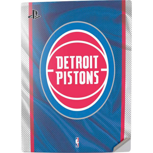NBA Detroit Pistons Away Jersey PS5 Digital Edition Console Skin