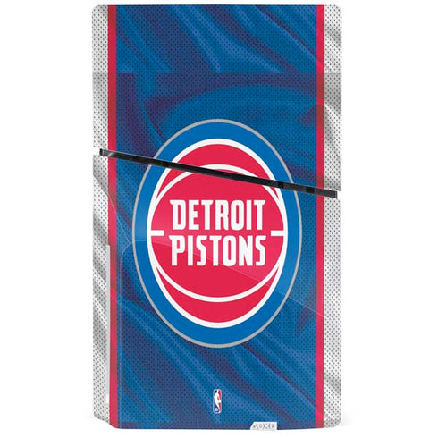 NBA Detroit Pistons Away Jersey PS5 Slim Disk Bundle Skin