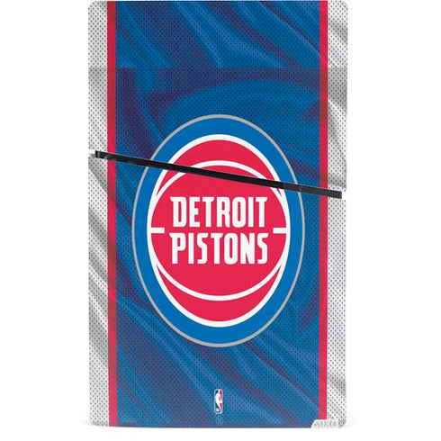 NBA Detroit Pistons Away Jersey PS5 Slim Digital Edition Bundle Skin