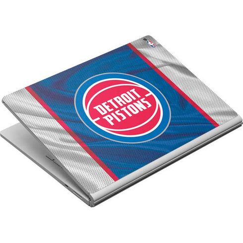 NBA Detroit Pistons Away Jersey Surface Book Skin