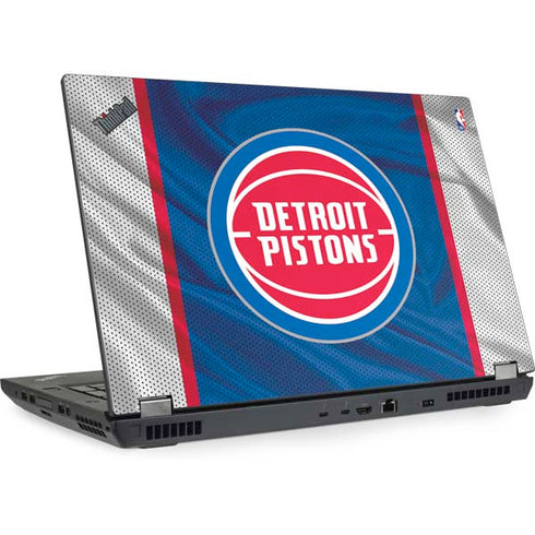 NBA Detroit Pistons Away Jersey Lenovo ThinkPad Skin