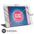 NBA Detroit Pistons Away Jersey Universal Laptop 15in (12.2 x 8.8in) Skin