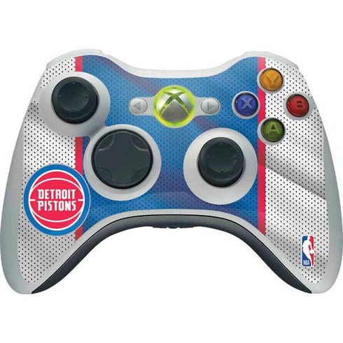 NBA Detroit Pistons Away Jersey Xbox 360 Wireless Controller Skin