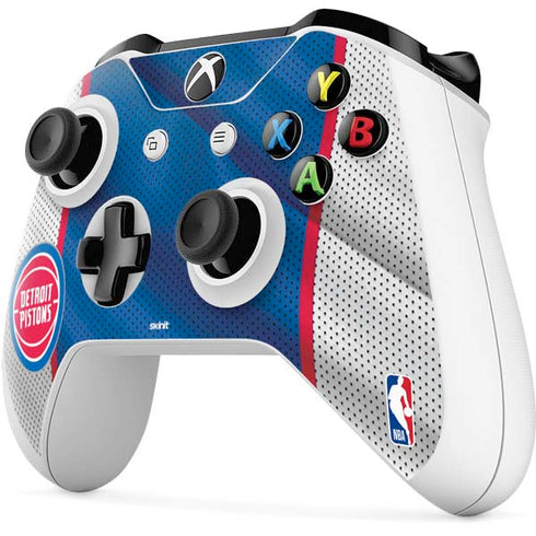 NBA Detroit Pistons Away Jersey Xbox One S Controller Skin