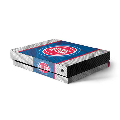 NBA Detroit Pistons Away Jersey Xbox One X Console Skin