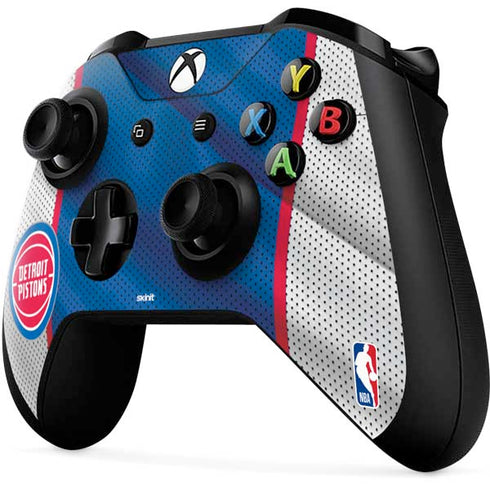 NBA Detroit Pistons Away Jersey Xbox One X Controller Skin
