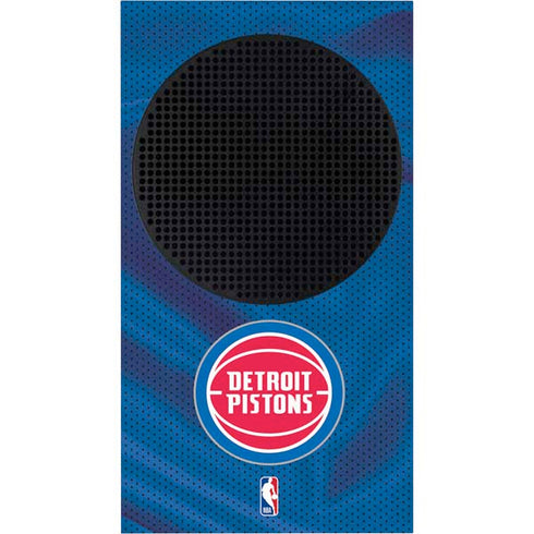 NBA Detroit Pistons Away Jersey Xbox Series S Console Skin
