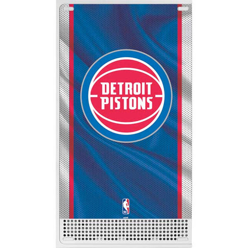 NBA Detroit Pistons Away Jersey Xbox Series S Console Skin