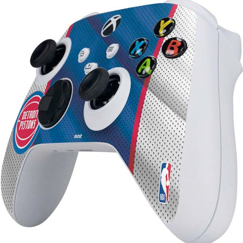 NBA Detroit Pistons Away Jersey Xbox Series S Controller Skin