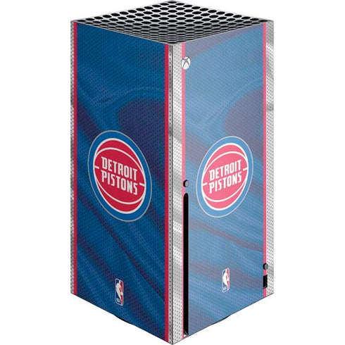 NBA Detroit Pistons Away Jersey Xbox Series X Console Skin