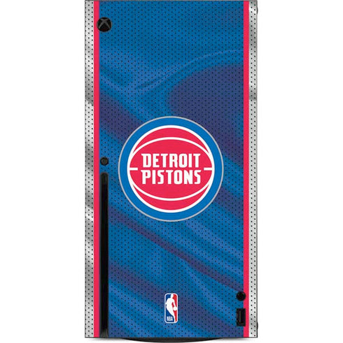 NBA Detroit Pistons Away Jersey Xbox Series X Console Skin