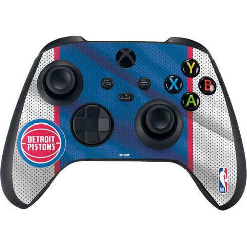 NBA Detroit Pistons Away Jersey Xbox Series X Controller Skin