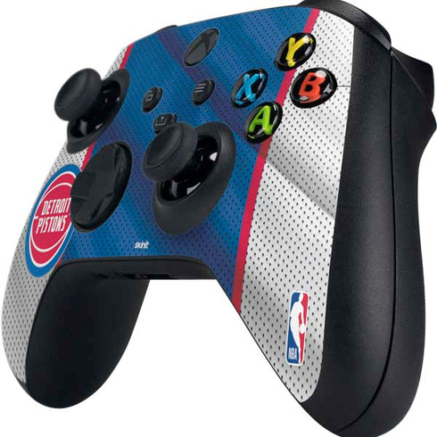 NBA Detroit Pistons Away Jersey Xbox Series X Controller Skin