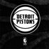 NBA Detroit Pistons Black Animal Print Nintendo 2DS XL (2017) Skin