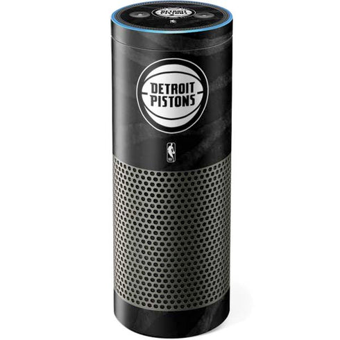 NBA Detroit Pistons Black Animal Print Amazon Echo Skin