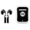 NBA Detroit Pistons Black Animal Print Apple AirPods Skin