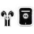 NBA Detroit Pistons Black Animal Print Apple AirPods Skin