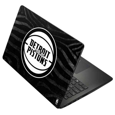 NBA Detroit Pistons Black Animal Print Asus X502CA 15.6 Skin